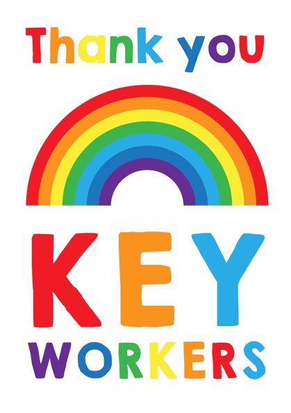 Thankyou Keyworkers Only Mug